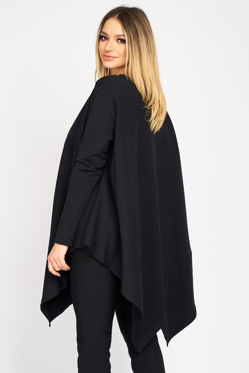 Bluză Endless cu buzunar lateral, neagră