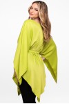 Bluza romb din satin neon 
