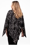 Bluza romb din satin imprimat