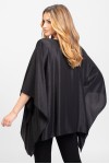 Bluza din voal peliculizat negru 