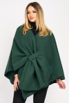 Poncho cu fundă, verde
