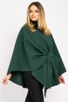 Poncho cu fundă, verde