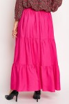 Fusta lunga din vascoza fuchsia