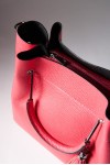 Geanta ARIA din piele naturala cherry