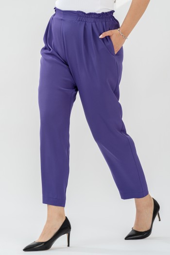 Pantaloni conici mov Pantaloni conici mov