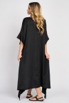 Rochie din satin negru