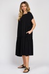 Rochie neagra baby doll