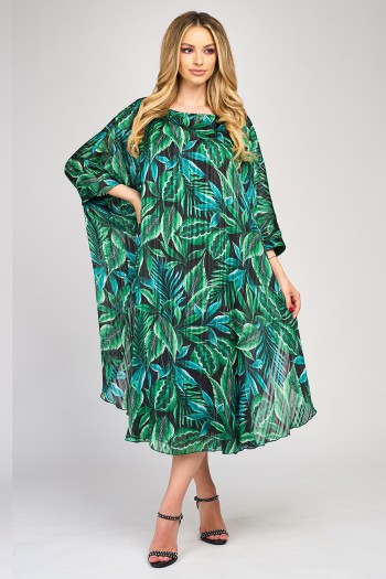 Rochie lunga din voal jungle  Rochie lunga din voal jungle